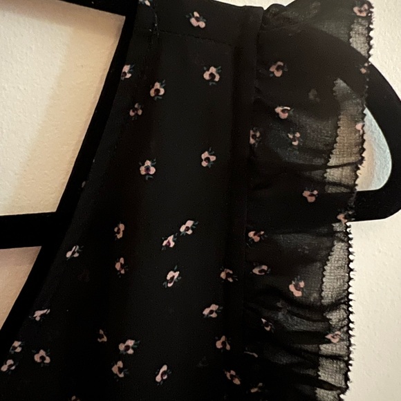 RW&CO dress, black with small flowers - Picture 5 of 5
